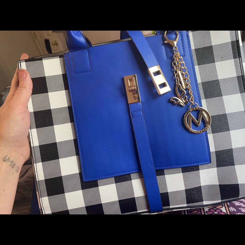MFK Collection Mia F handbag and matching wallet. Brand new just opened the box.